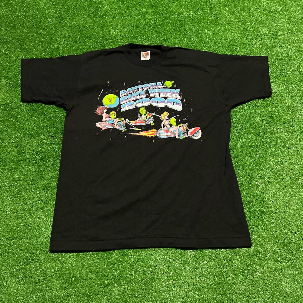 NWOT Vintage Y2K Daytona Bike Week Ailen T-Shirt
